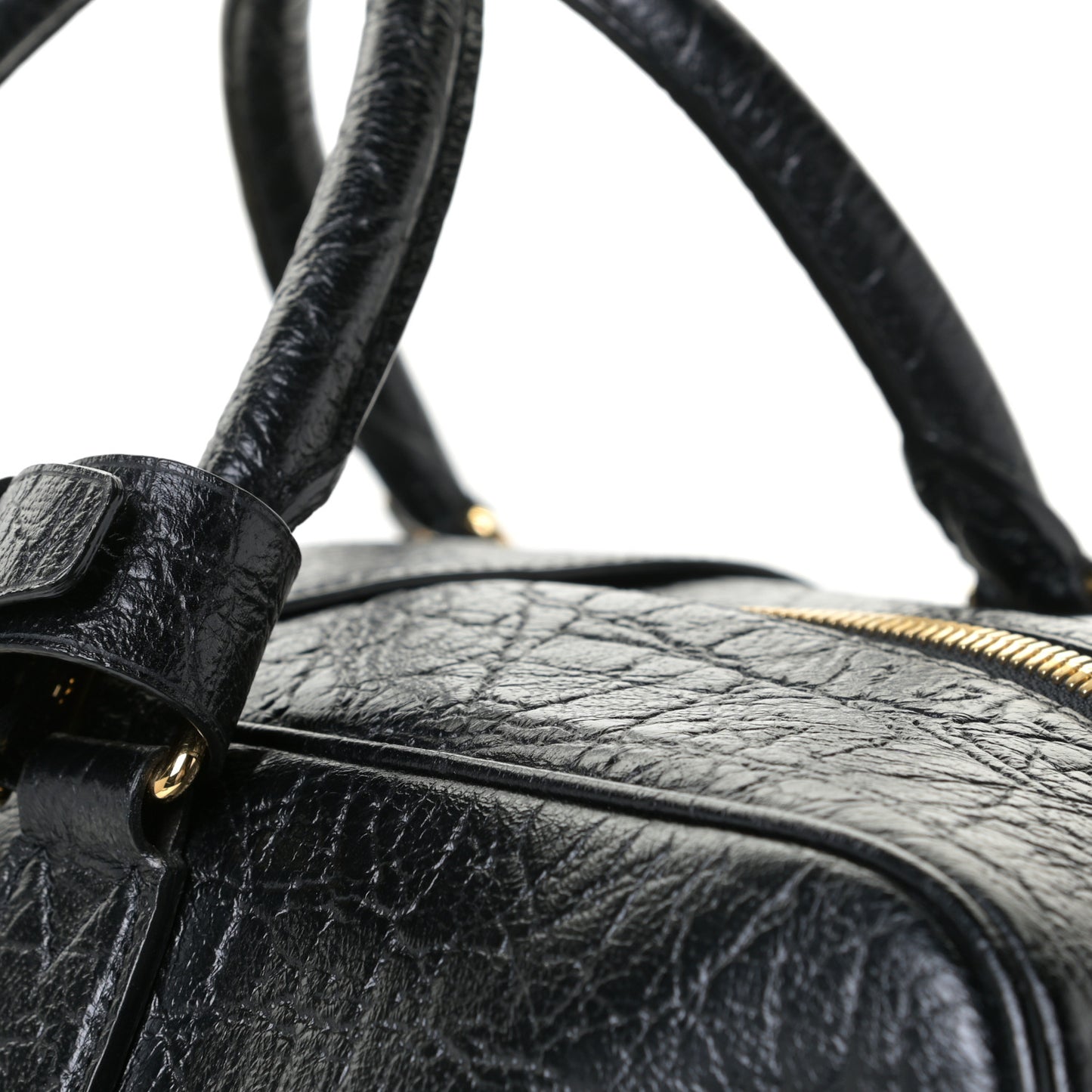 Cuir Indra Duffle Bag Black