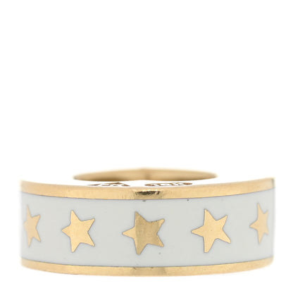 Foundrae 18K Yellow Gold Ceramic Amate Love Tenet Heart Beat White 3 of 3