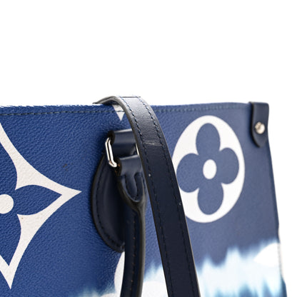 Louis Vuitton Monogram Escale Onthego GM Blue 14 of 15
