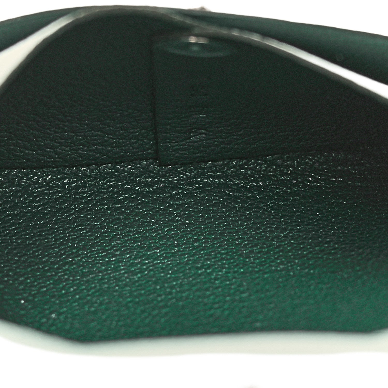 Hermes Chevre Mysore Bastia Verso Coin Purse Vert Peppermint Vert Moyen 5 of 9