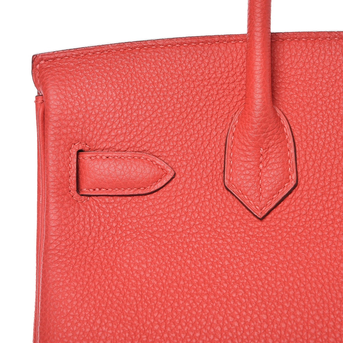 Togo Birkin 30 Rouge Pivoine