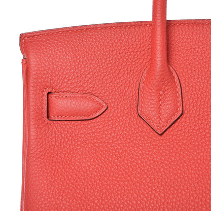 Hermes Togo Birkin 30 Rouge Pivoine 13 of 37
