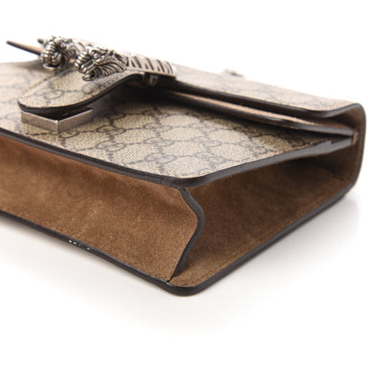 Gucci GG Supreme Monogram Mini Dionysus Shoulder Bag Taupe 8 of 11