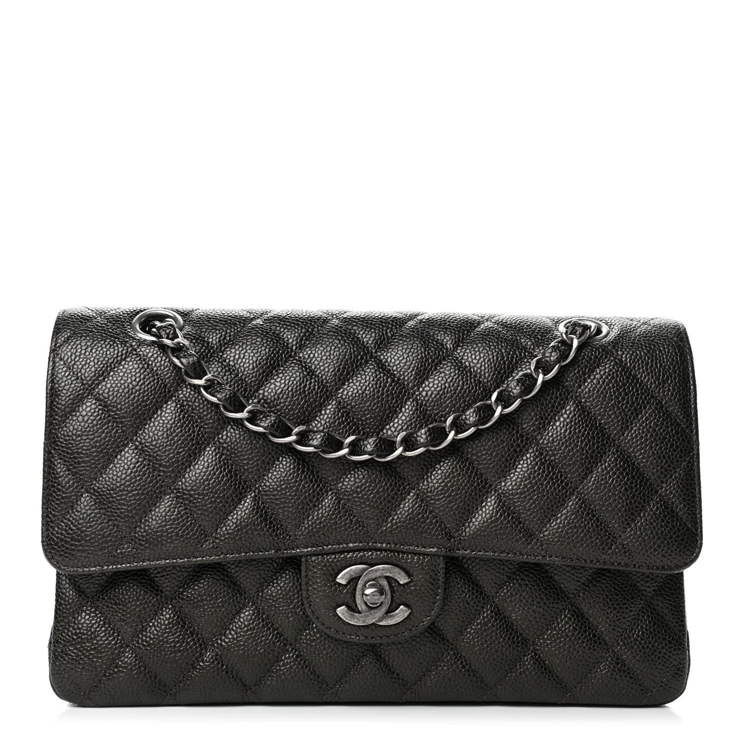 Chanel Caviar Quilted Medium Double Flap Black 1 of 4