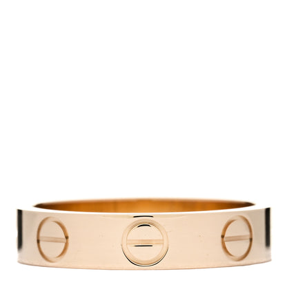 Cartier 18K Yellow Gold 3.5mm LOVE Wedding Band Ring 45 3.25 3 of 5