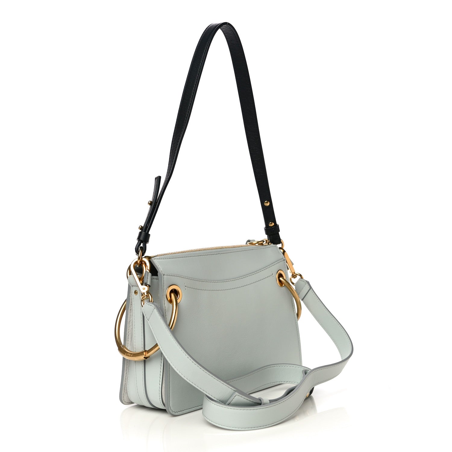 Chloe Calfskin Suede Medium Roy Bag Airy Grey 2 of 10