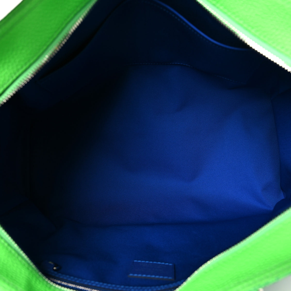 Taurillon Illusion Keepall Tote Bleu Vert