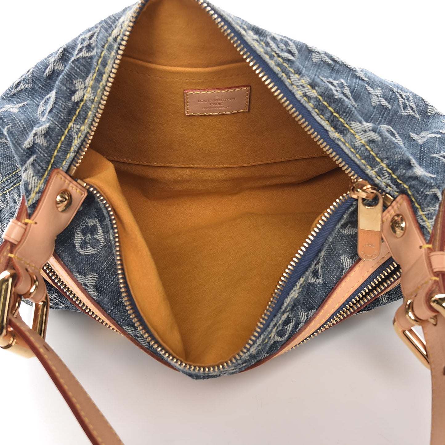 Monogram Denim Baggy PM Blue