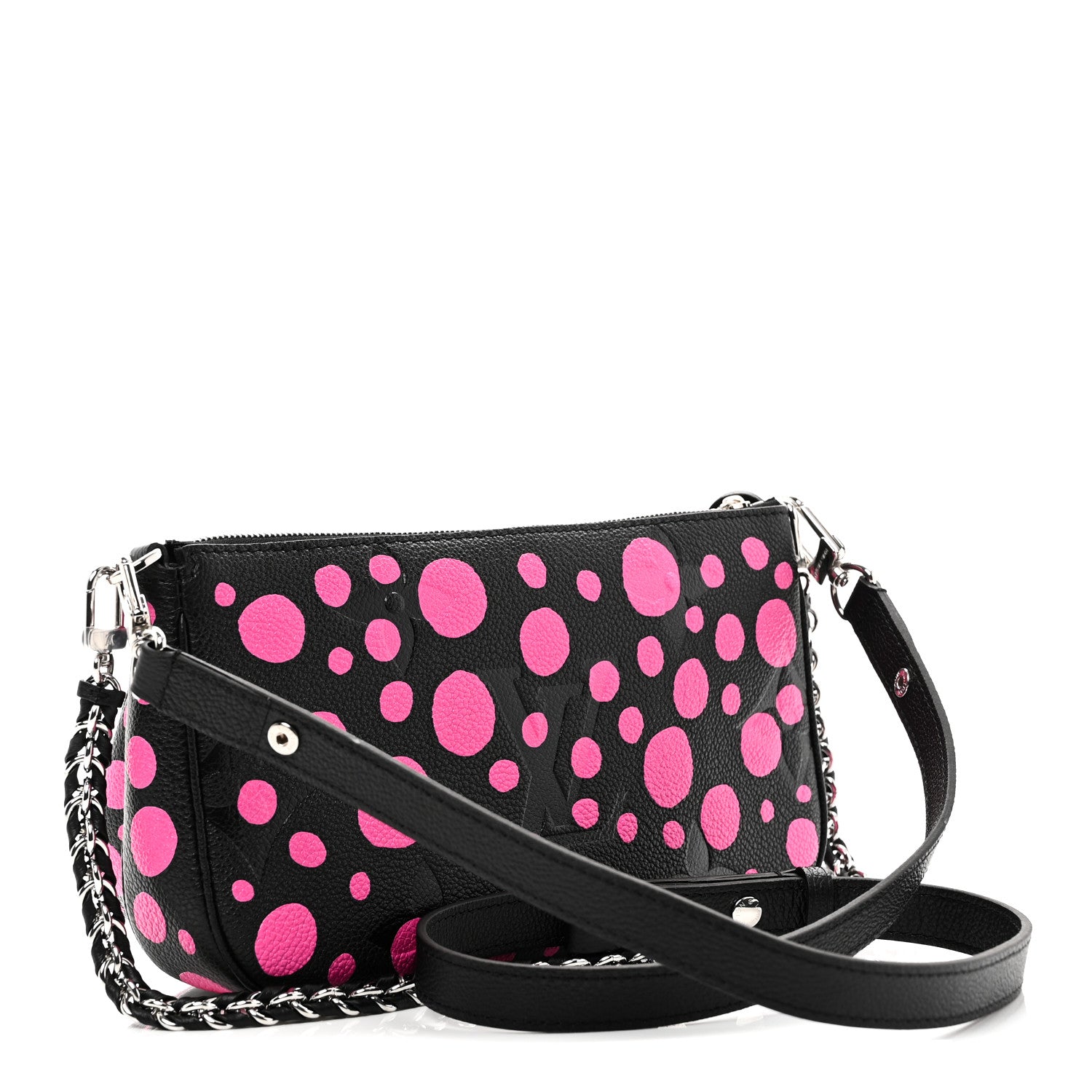 Louis Vuitton LV X YK Empreinte Multi Pochette Accessories Black