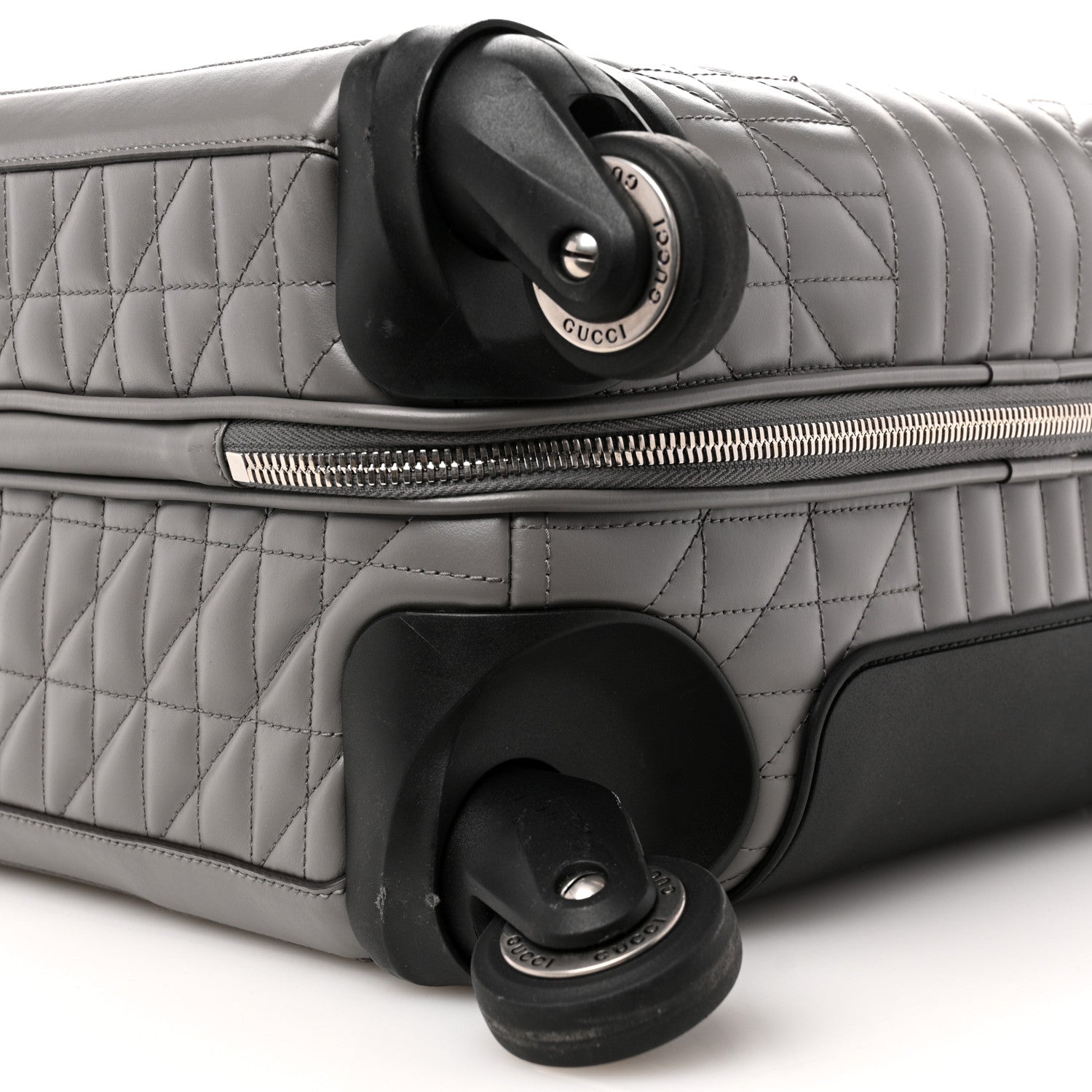 Gucci Calfskin Marmont Small Carry On Grey 7 of 12