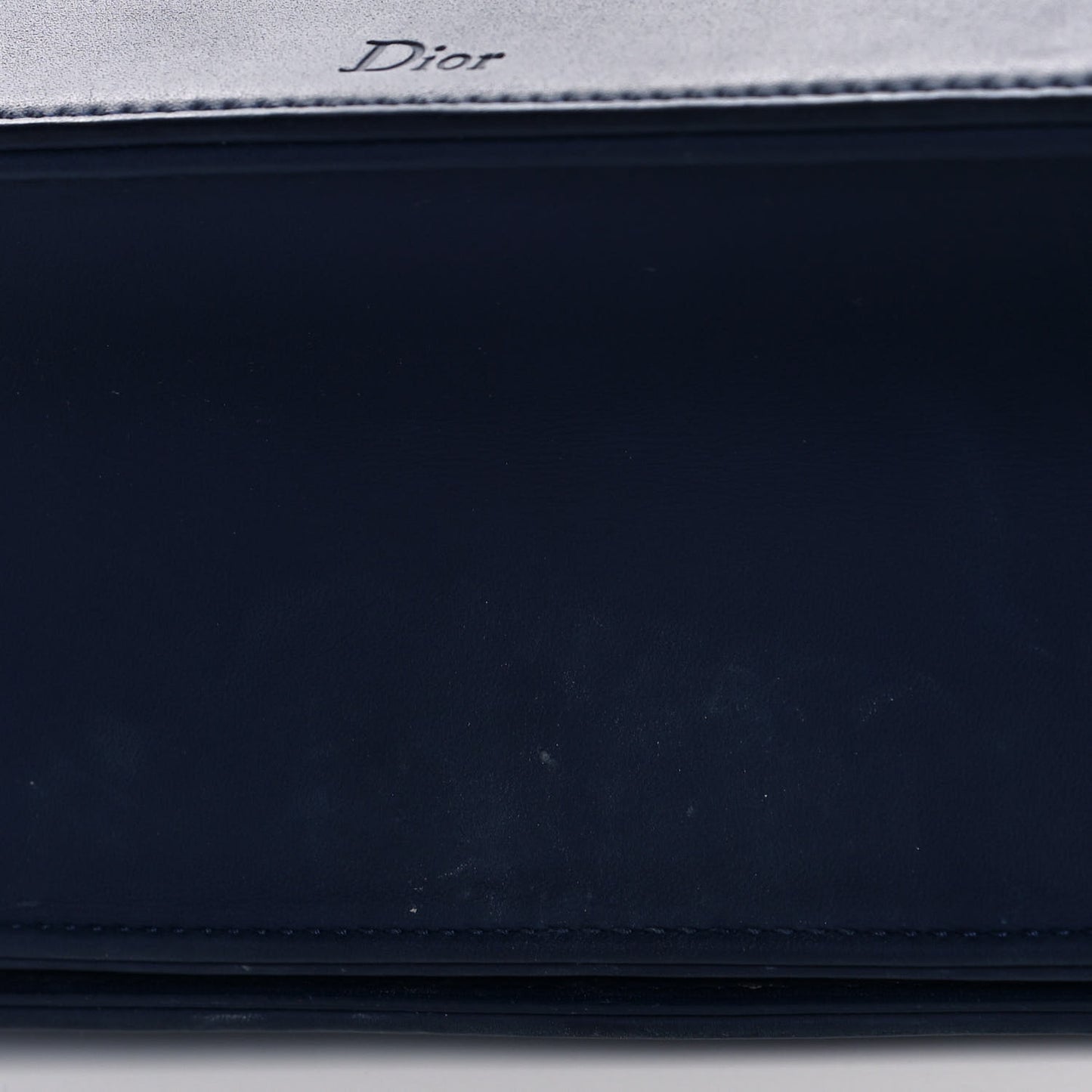 Ultra Matte Calfskin Studded Medium Diorama Flap Bag Blue