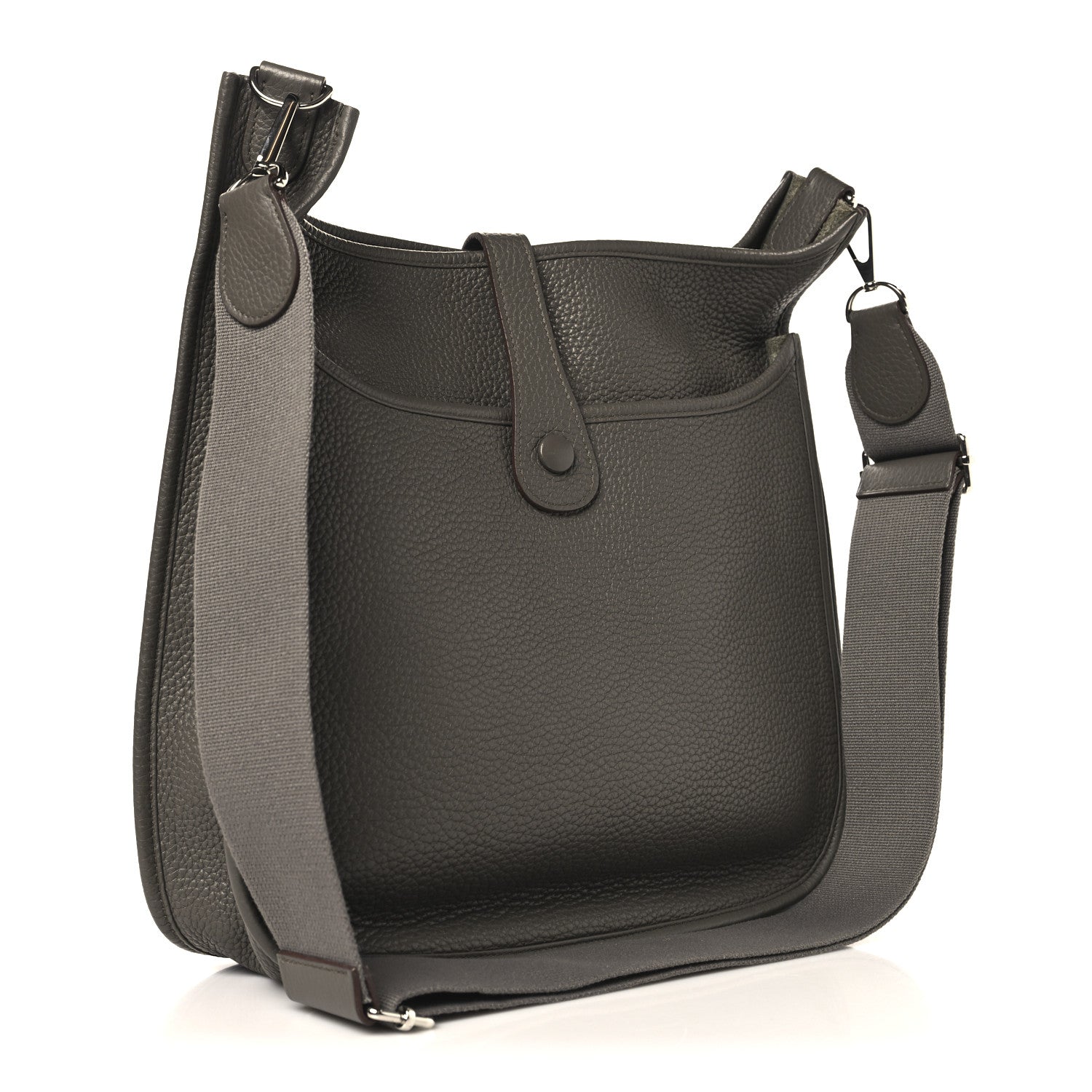 Hermes Taurillon Clemence Evelyne III GM Etain 3 of 10