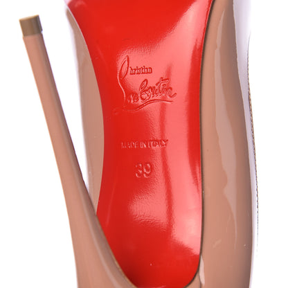 Christian Louboutin Patent So Kate 120 Pumps 39 Nude 7 of 9
