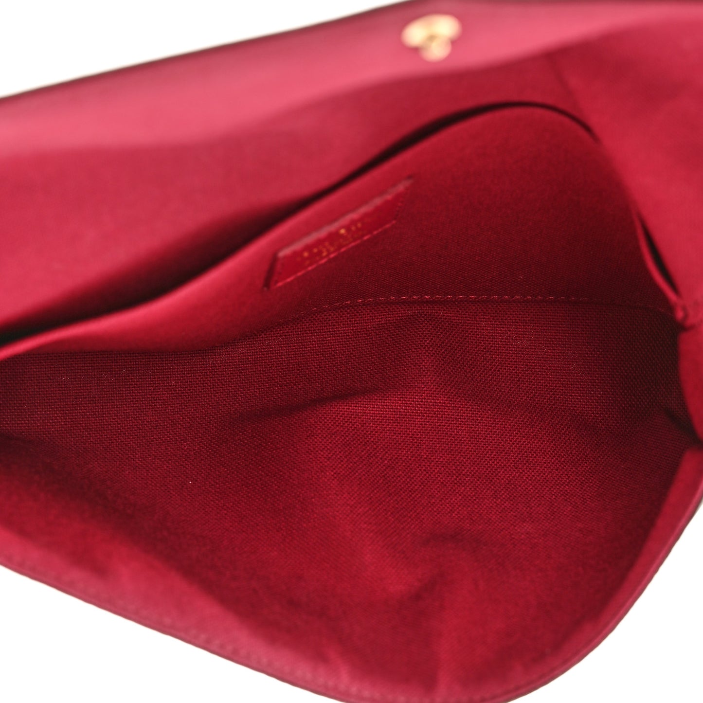 Monogram Pochette Felicie Chain Wallet Fuchsia