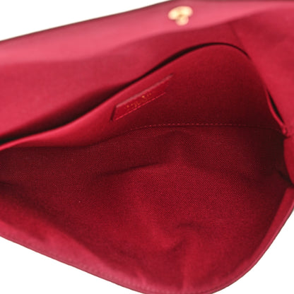 Louis Vuitton Monogram Pochette Felicie Chain Wallet Fuchsia 4 of 11