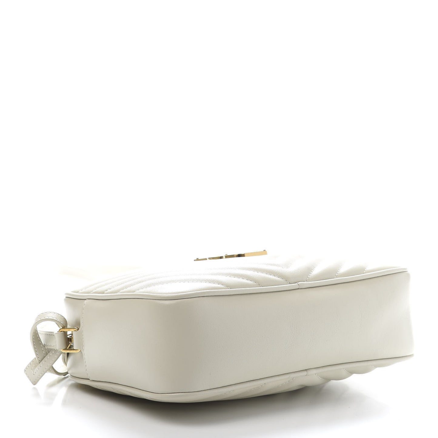 Calfskin Matelasse Monogram Lou Camera Bag Crema Soft