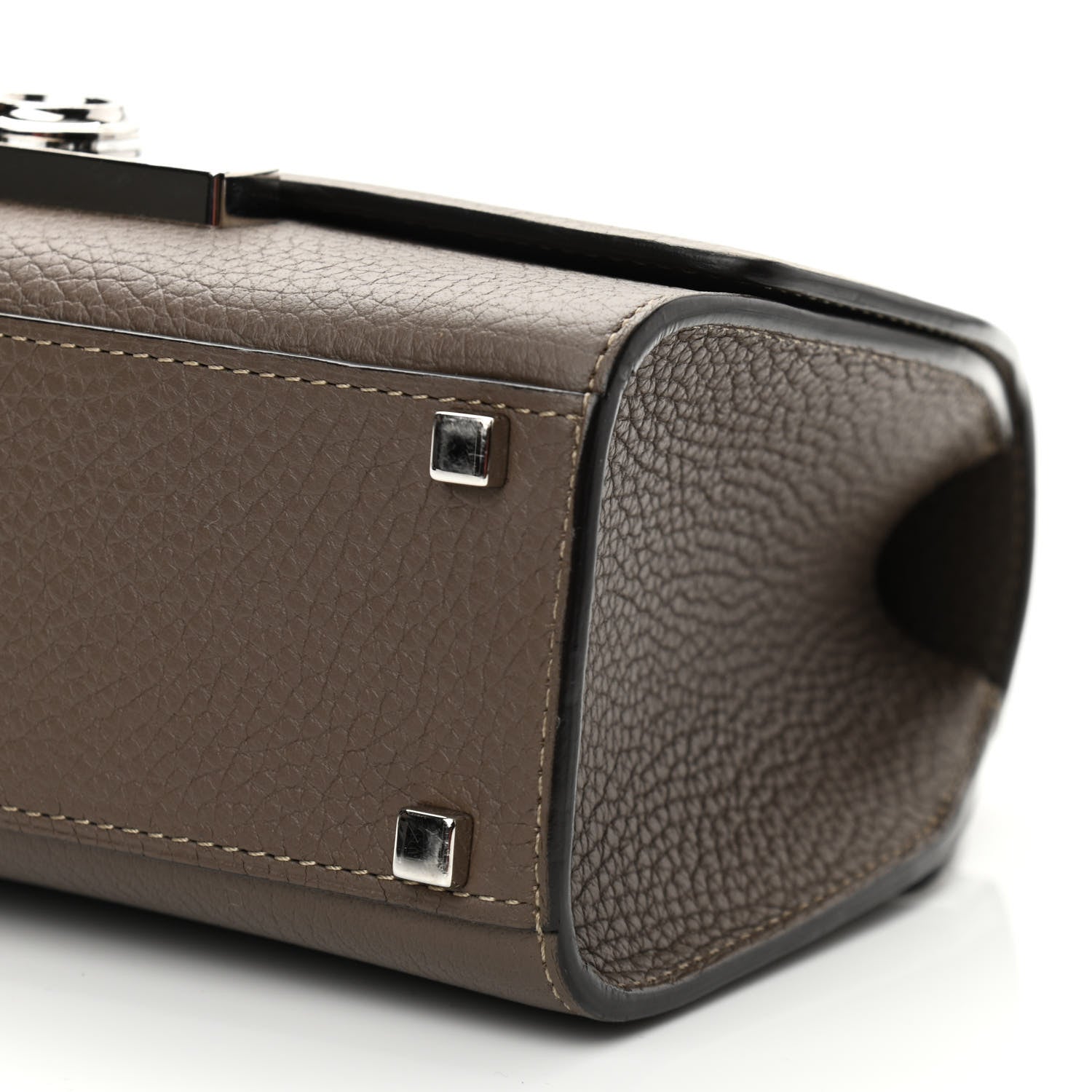 Moynat Taurillon Blush Rejane BB Taupe 6 of 9