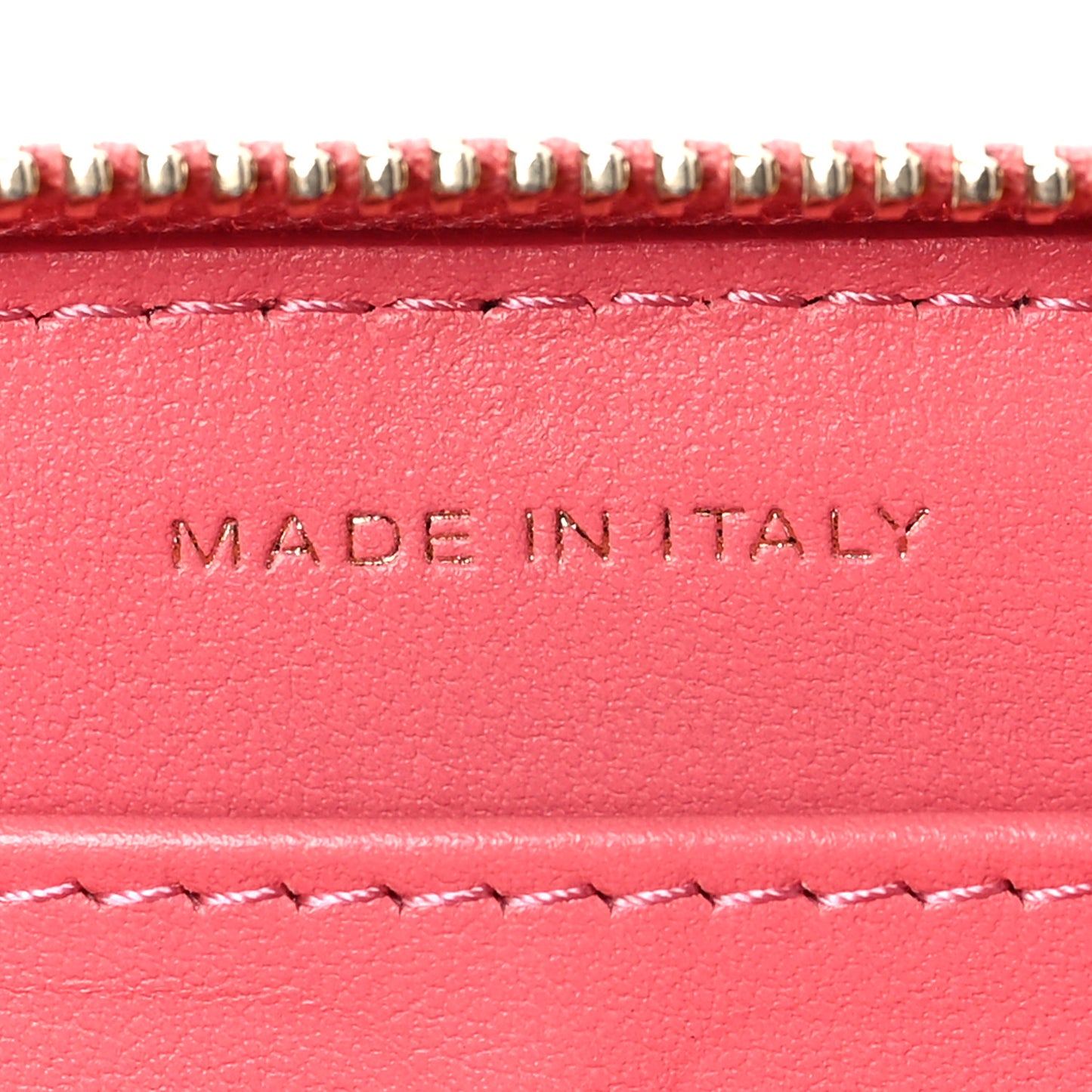 Caviar Quilted Large Gusset Zip Around Wallet Pink