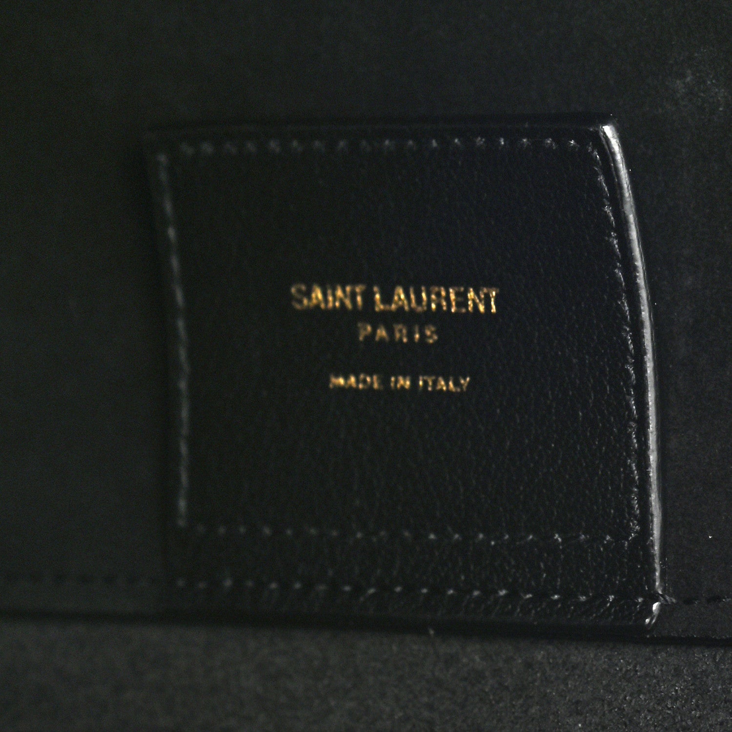 Saint Laurent Calfskin Large Shopping Tote Black 6 of 8