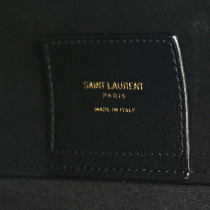 Saint Laurent Calfskin Large Shopping Tote Black 6 of 8