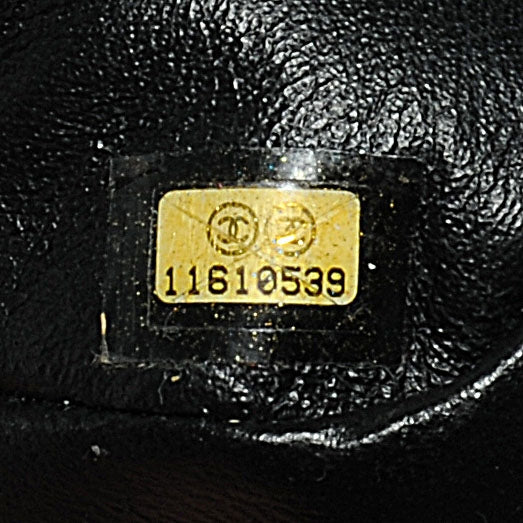 Caviar Jumbo Single Flap Black
