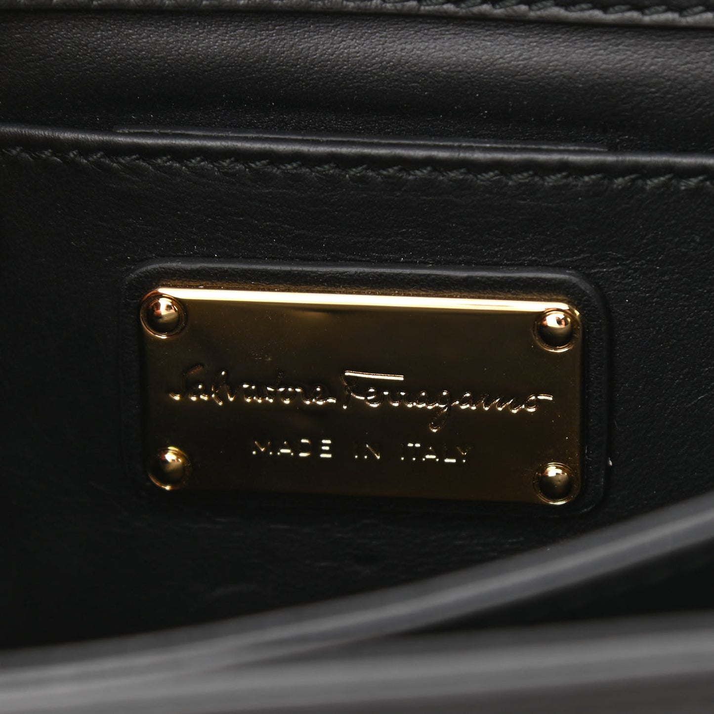 Calfskin Thalia Flap Shoulder Bag Black