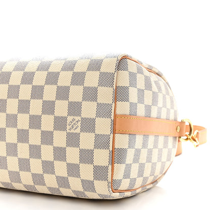 Louis Vuitton Damier Azur Speedy Bandouliere 25 10 of 13