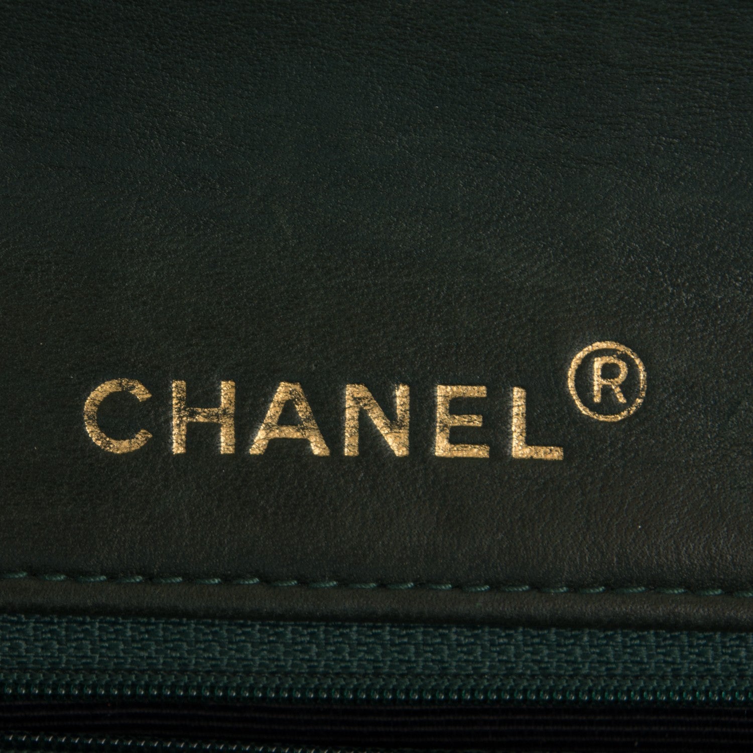 Chanel Lambskin Quilted Small Single Flap Dark Green 6 of 9