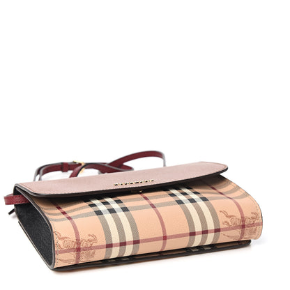 Burberry Haymarket Check Small Loxley Crossbody Bright Toffee 3 of 9