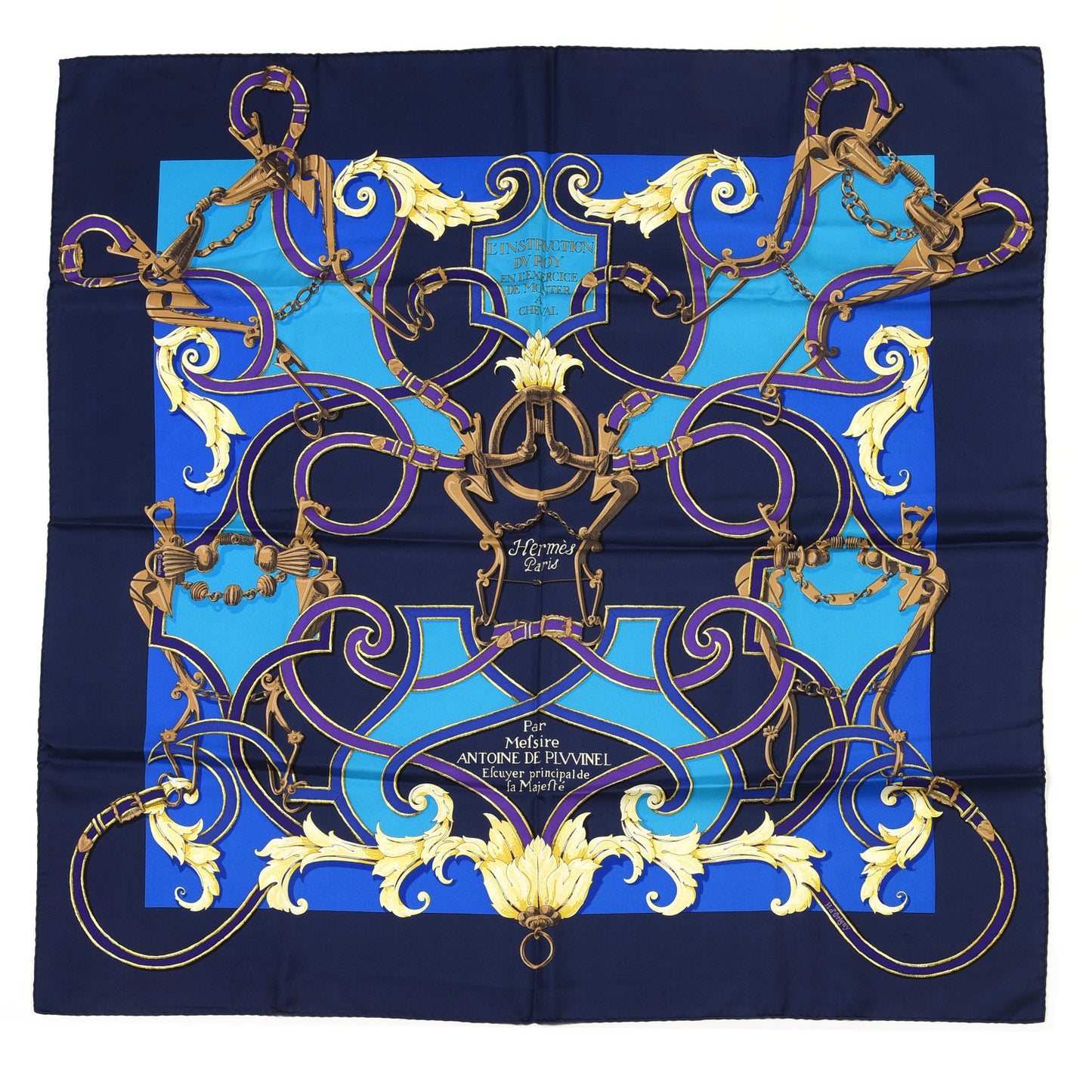 Silk L'Instruction Du Roy Scarf 90