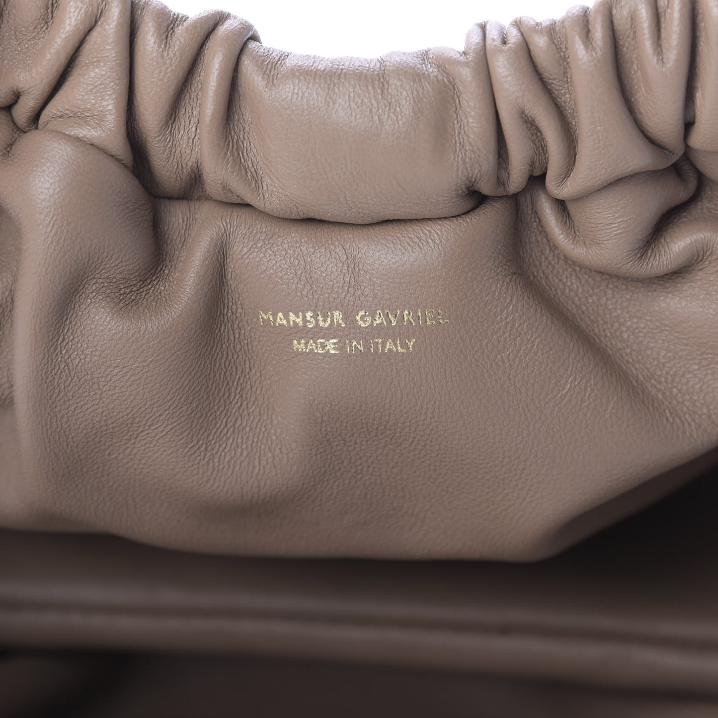 Lambskin Cloud Mini Clutch Biscotto