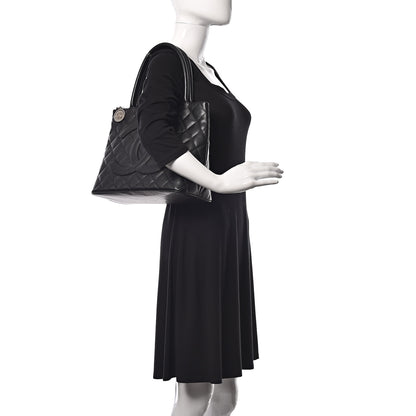Chanel Caviar Quilted Medallion Tote Black 2 of 11