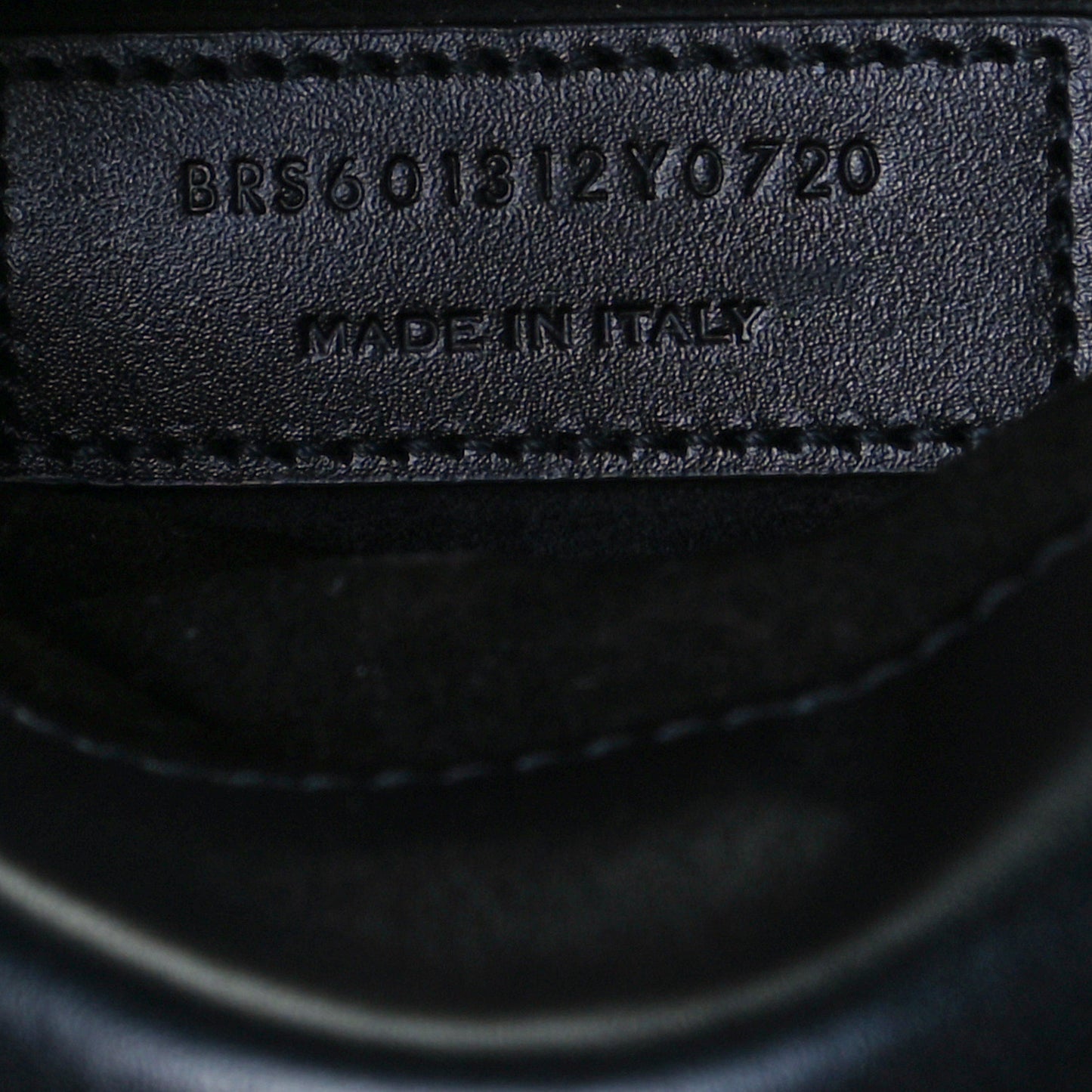 Smooth Calfskin Shoulder Bag Black