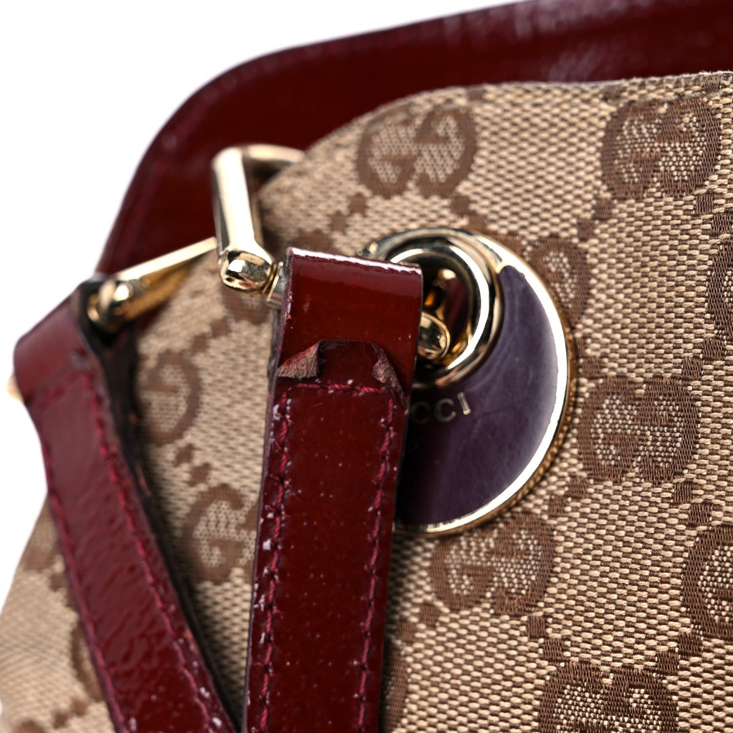 Monogram Medium Eclipse Shoulder Bag Red