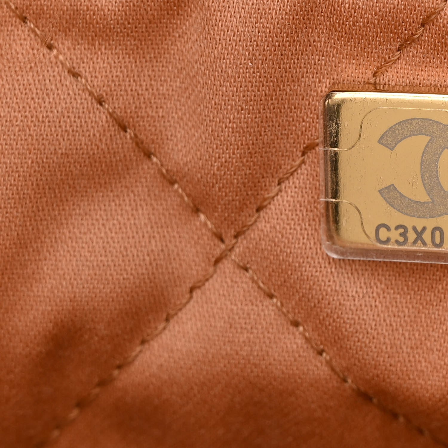 Chanel Shiny Calfskin Quilted Chanel 22 Camel 9 of 14