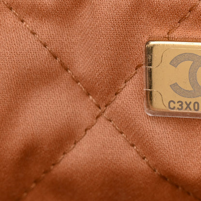 Chanel Shiny Calfskin Quilted Chanel 22 Camel 9 of 14