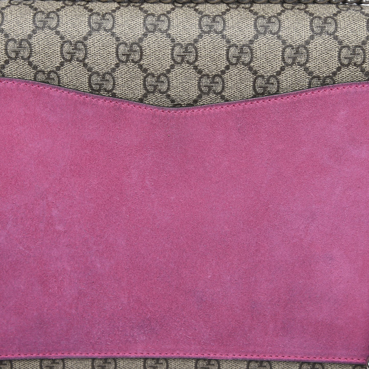 GG Supreme Monogram Suede Pierced Heart Embroidered Medium Dionysus Shoulder Bag Beige Ebony Pink Tropical Flower