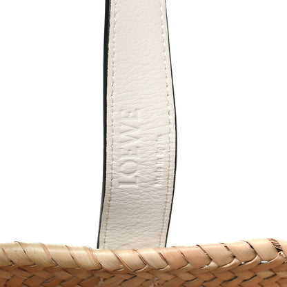 Loewe Raffia Small Basket Tote Bag Natural White 6 of 10