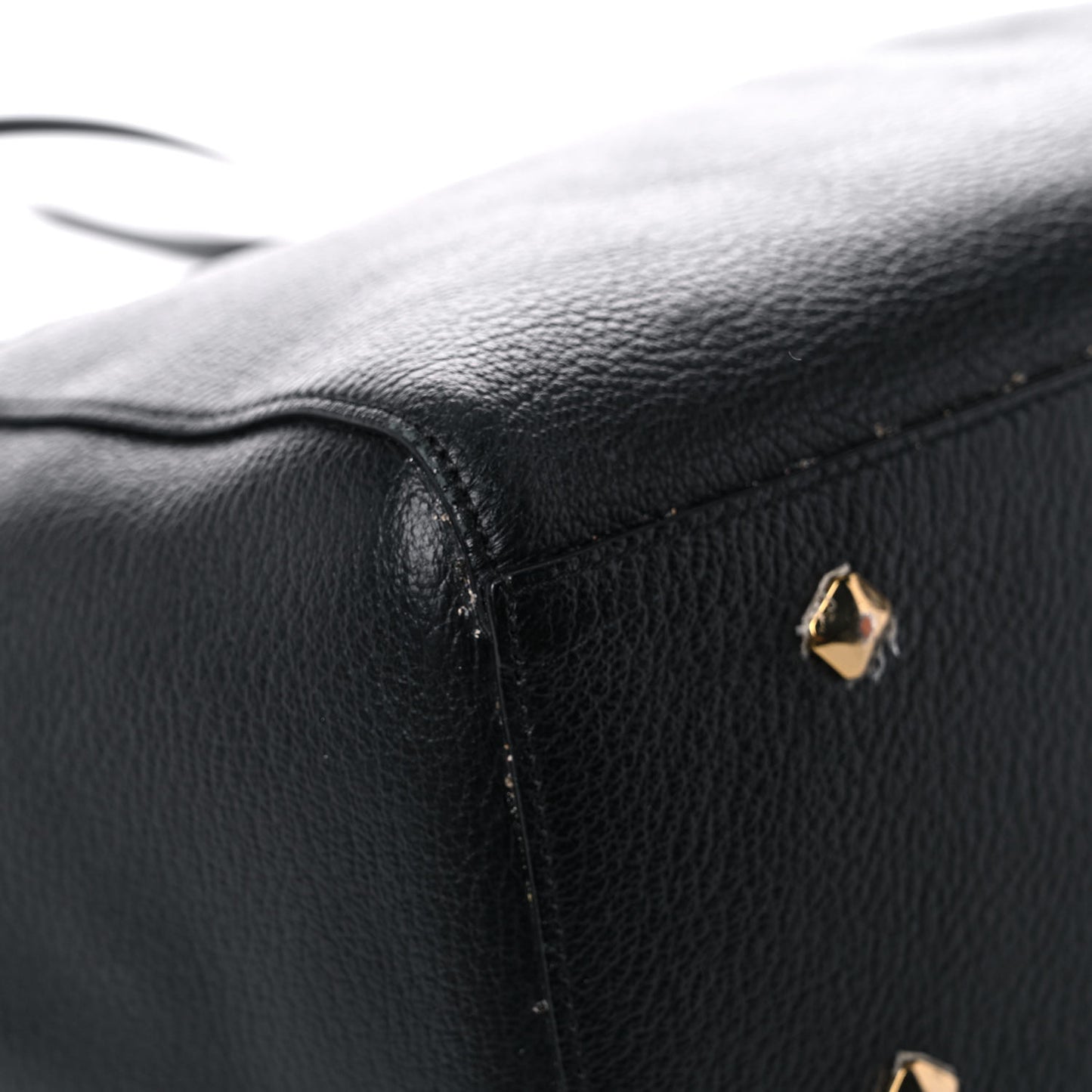 Grained Calfskin Medium Reversible Wandel Tote Black