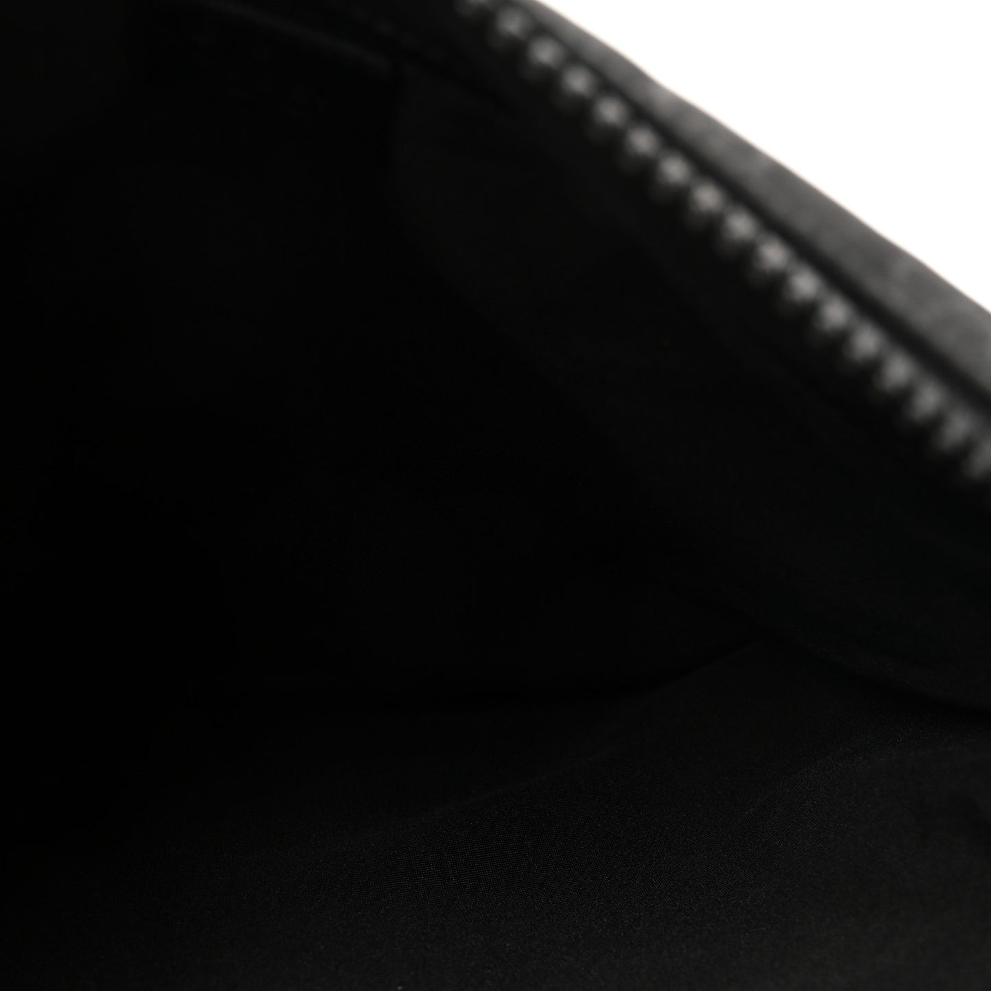 Nylon Monogram Medium Flat Messenger Bag Black