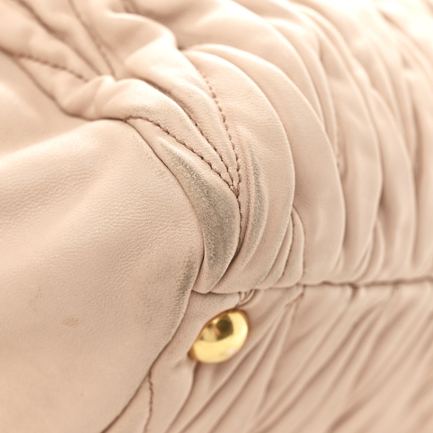 Miu Miu Nappa Matelasse Top Handle Bag Cammeo 10 of 13