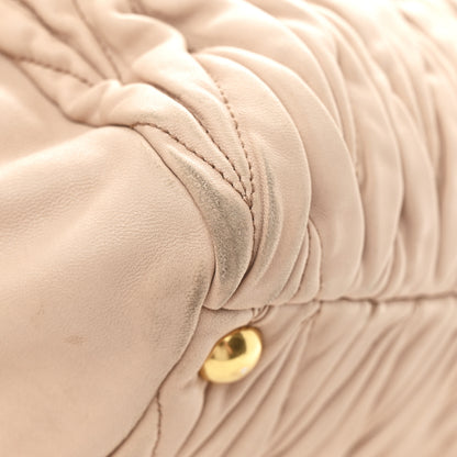 Miu Miu Nappa Matelasse Top Handle Bag Cammeo 10 of 13