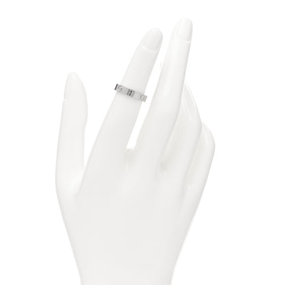 Cartier 18K White Gold 3.5mm LOVE Wedding Band Ring 48 4.5 2 of 4