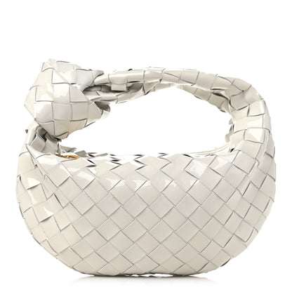 Bottega Veneta Patent Nappa Intrecciato Mini Jodie White 1 of 9