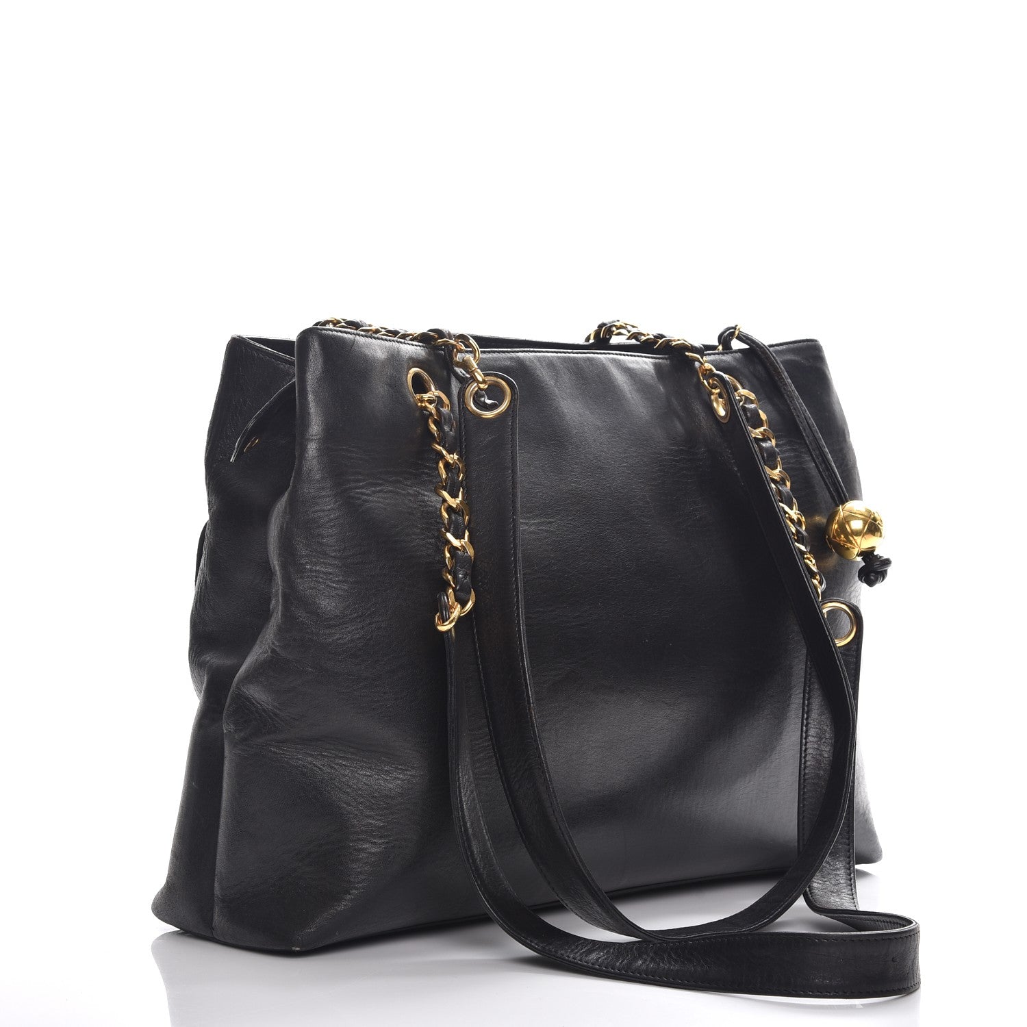 Chanel Lambskin Shoulder Bag Black 3 of 14