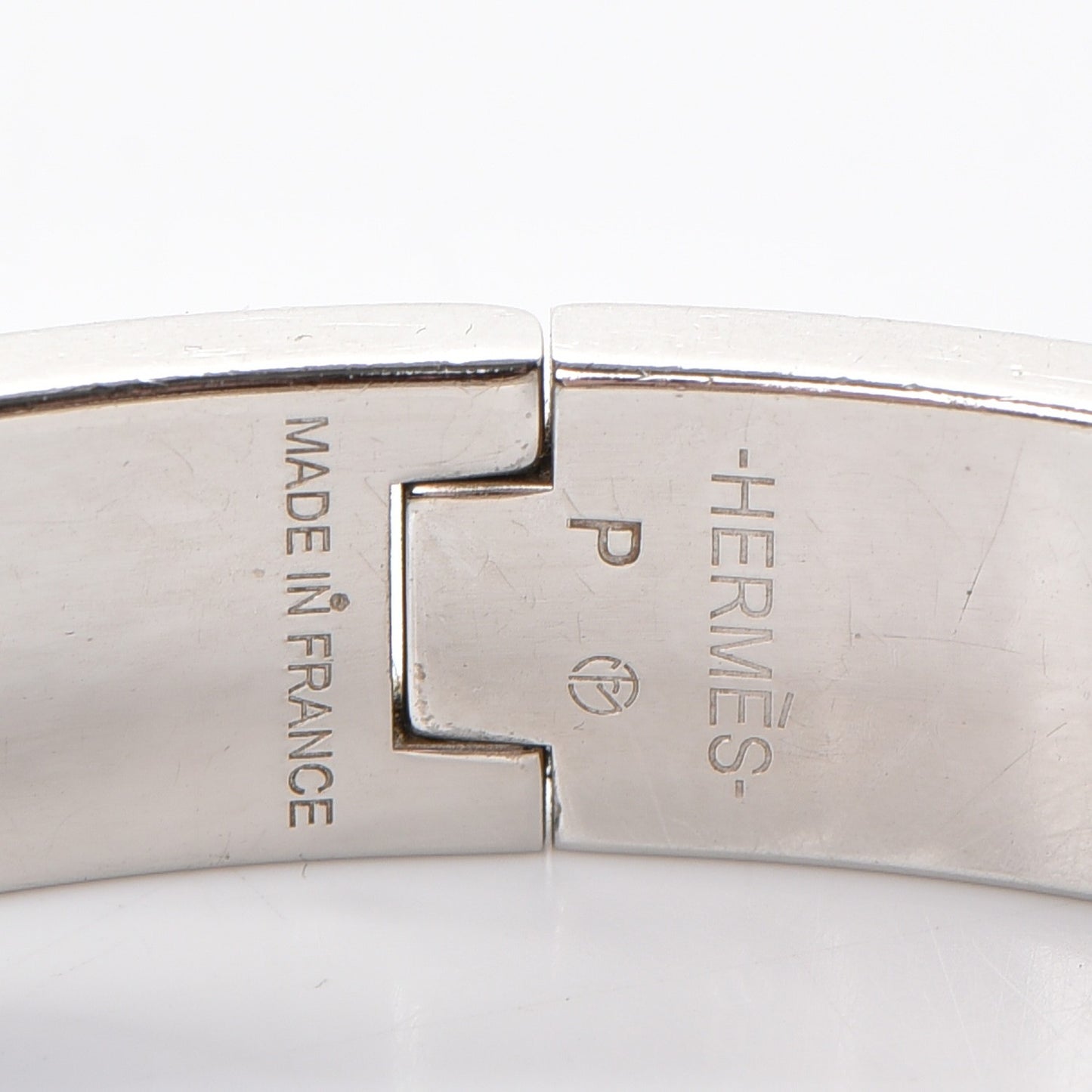 Enamel Narrow Clic Clac H Bracelet PM Orange
