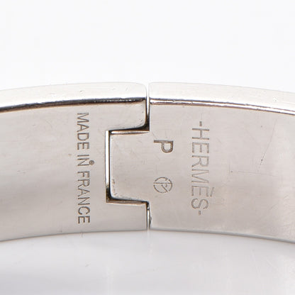 Hermes Enamel Narrow Clic Clac H Bracelet PM Orange 4 of 5