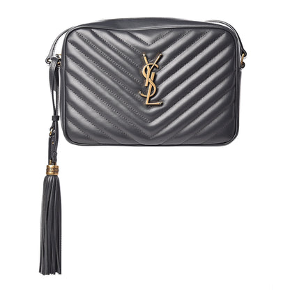 Saint Laurent Calfskin Matelasse Monogram Lou Camera Bag Dark Smog 1 of 9