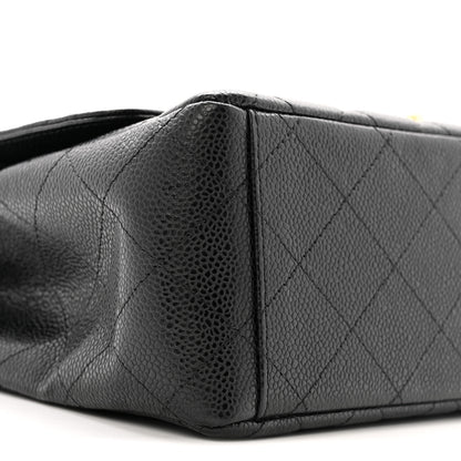 Chanel Caviar Quilted Maxi Double Flap Black 9 of 11