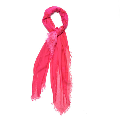 Alexander McQueen Modal Silk Skull Scarf Pink 3 of 5